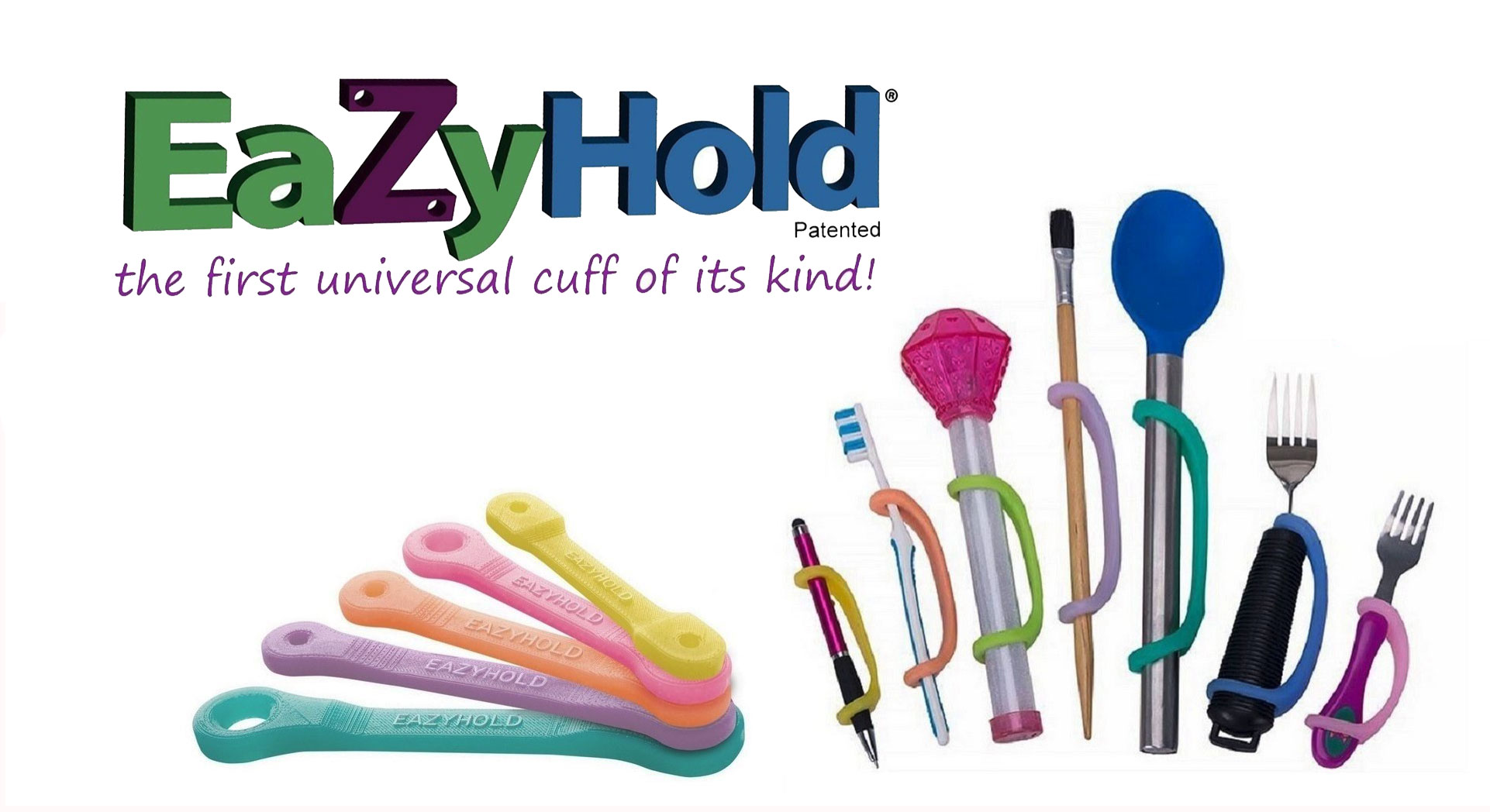 Universal Hand Clip : helps arthritic hands hold multiple items without  gripping